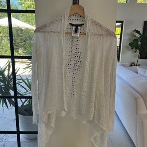BCBG MAXAZRIA Layla Pointelle Cardigan Wrap
